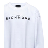 John Richmond Shirt tinta unita con Stampa Bianco per Bambino RBA25016TS BIANCO JOHN RICHMOND 