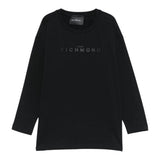 John Richmond Shirt tinta unita con Stampa Nero per Neonato RBA25016TSNXX NERO JOHN RICHMOND 