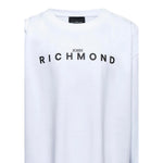 John Richmond Shirt tinta unita con Stampa Bianco per Bambino RBA25016TSX BIANCO JOHN RICHMOND 