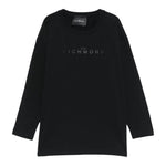 John Richmond Shirt tinta unita con Stampa Nero per Bambino RBA25016TSXXX NERO JOHN RICHMOND 