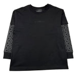 John Richmond Shirt tinta unita con Stampa Nero per Neonato RBA25037TSN NERO JOHN RICHMOND 