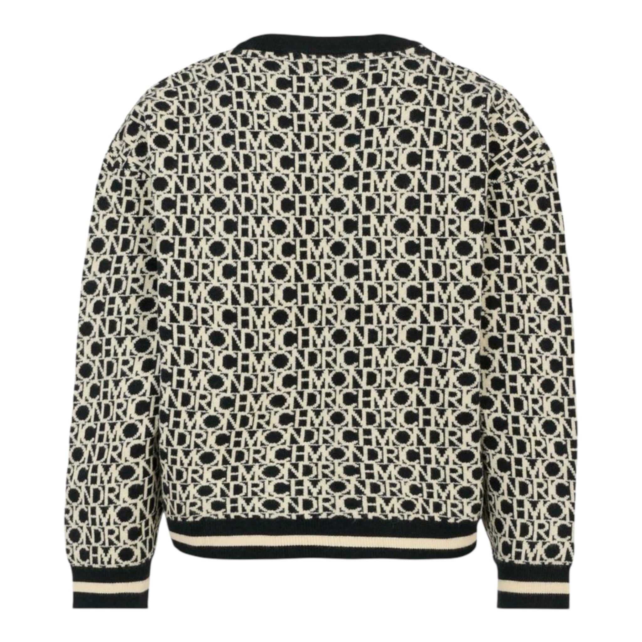 John Richmond Maglia Girocollo con Loghi Nero per Bambina RBA25042MAJ NERO JOHN RICHMOND 