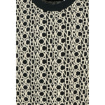 John Richmond Maglia Girocollo con Loghi Nero per Neonata RBA25042MA NERO JOHN RICHMOND 