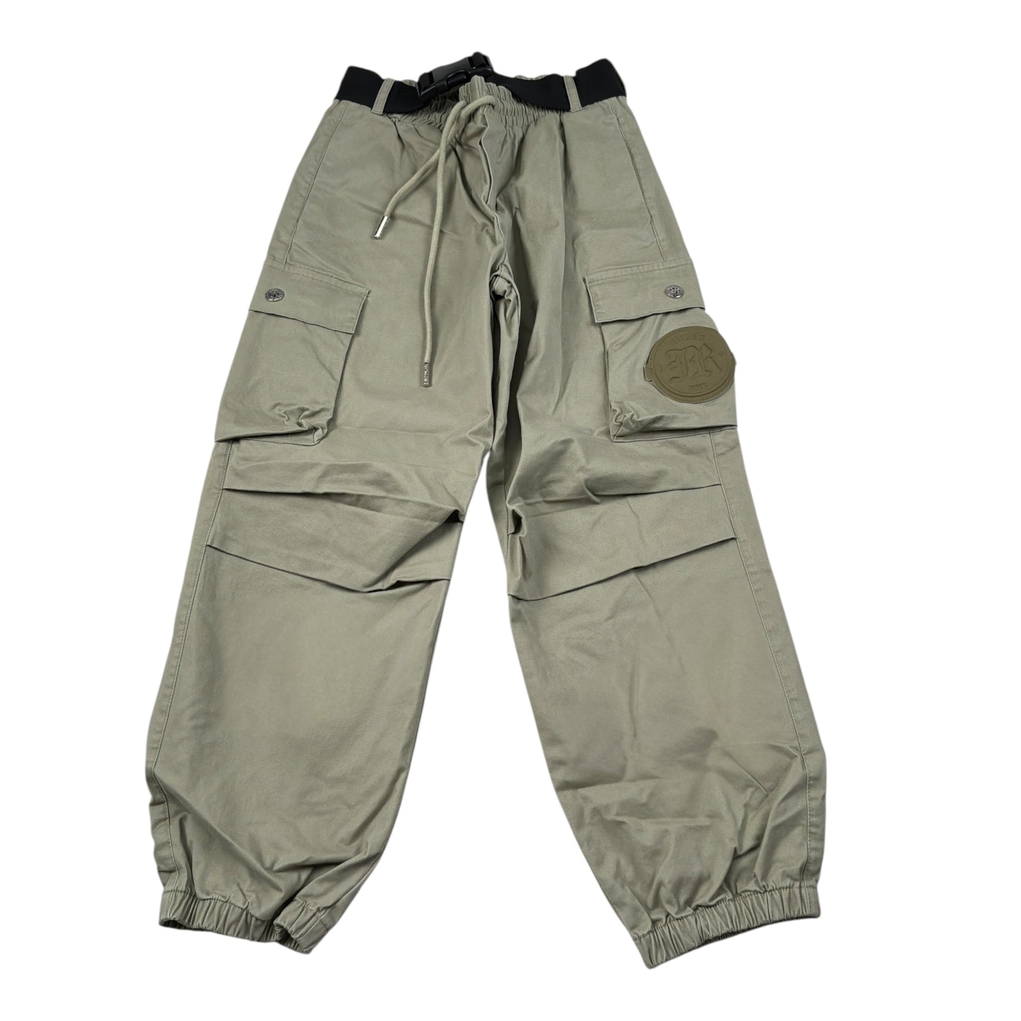 John Richmond Pantalone tinta unita con Elastico In Vita Verde per Bambino RBA25059PA VERDE JOHN RICHMOND 