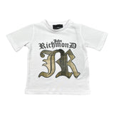 John Richmond T-Shirt tinta unita con Stampa Bianco per Bambino RBA25083TS BIANCO JOHN RICHMOND 
