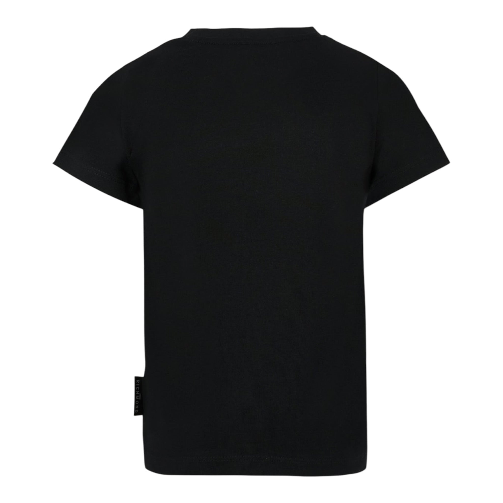 John Richmond T-Shirt tinta unita con Stampa Nero per Bambino RBA2510TSJ NERO JOHN RICHMOND 