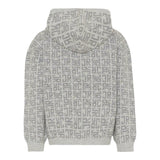 John Richmond Felpa In Maglia con Zip E Cappuccio Grigio per Bambino RBA25111MAX GRIGIO JOHN RICHMOND 