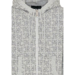 John Richmond Felpa In Maglia con Zip E Cappuccio Grigio per Bambino RBA25111MAX GRIGIO JOHN RICHMOND 