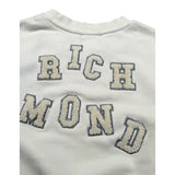 John Richmond Felpa Chiusa Girocollo tinta unita con Logo Panna per Neonato RBA25122FE PANNA JOHN RICHMOND 