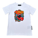 John Richmond T-Shirt tinta unita con Stampa Bianco per Bambino RBA25175T BIANCO JOHN RICHMOND 