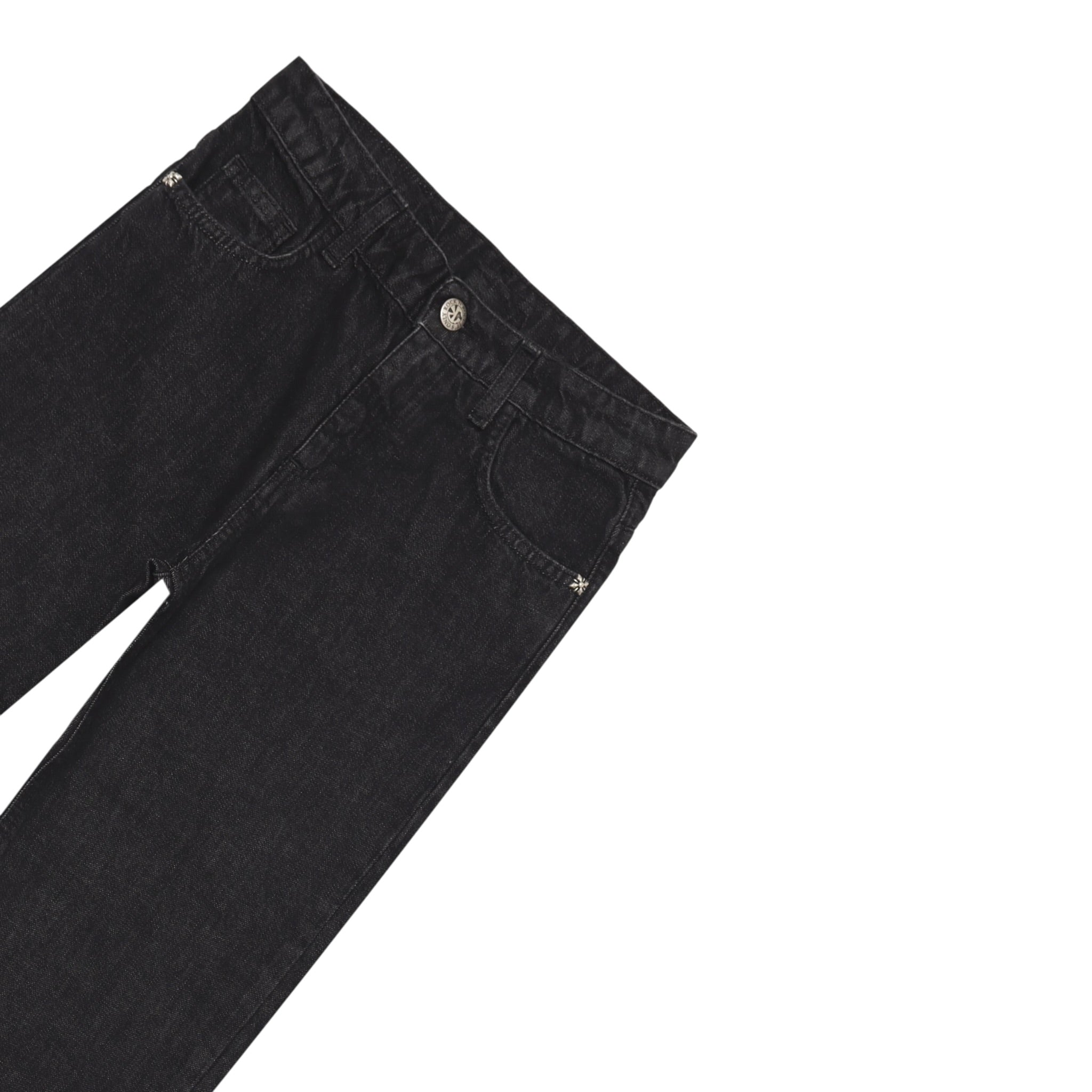 John Richmond Jeans tinta unita con Logo Nero per Bambino RBA25226JEX NERO JOHN RICHMOND 