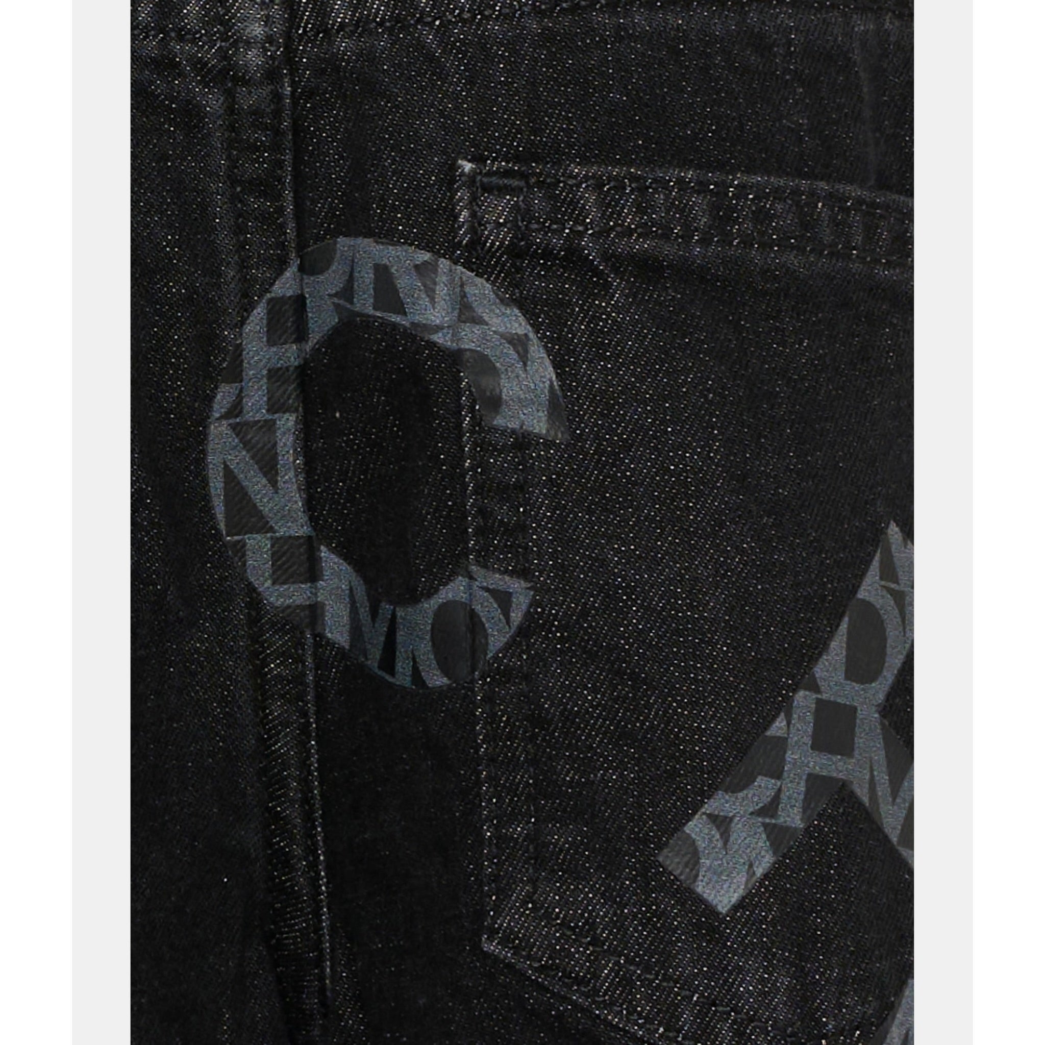 John Richmond Jeans tinta unita con Logo Nero per Bambino RBA25226JEXXXX NERO JOHN RICHMOND 