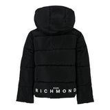 John Richmond Giubbino tinta unita con Zip E Cappuccio Nero per Neonato RBA25233PI NERO JOHN RICHMOND 