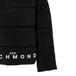 John Richmond Giubbino tinta unita con Zip E Cappuccio Nero per Neonato RBA25233PI NERO JOHN RICHMOND 