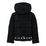 John Richmond Giubbino tinta unita con Zip E Cappuccio Nero per Bambino RBA25233PIXX NERO JOHN RICHMOND 