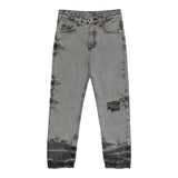 John Richmond Jeans tinta unita con Strappi Grigio per Bambino RBA25239JE GRIGIO JOHN RICHMOND 