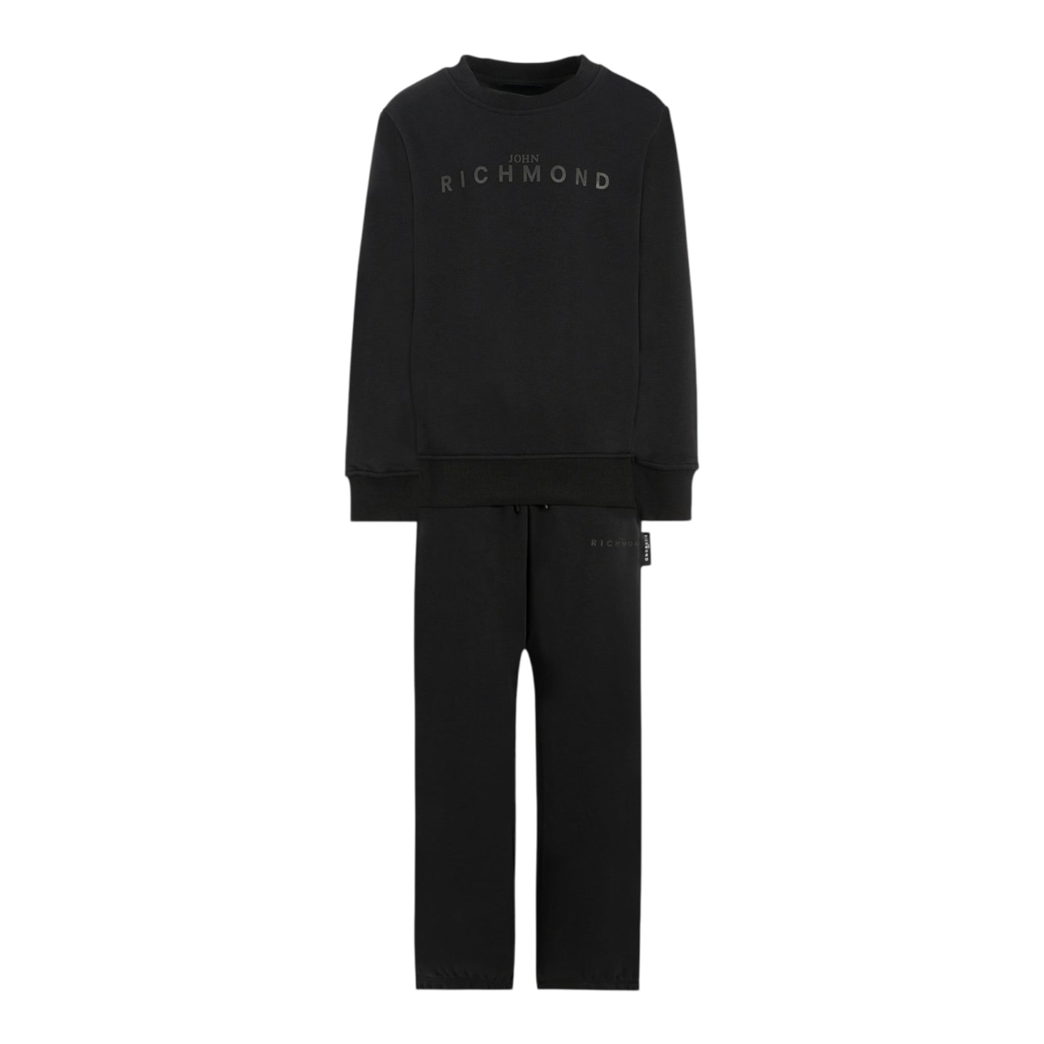 John Richmond Completo 2Pz Felpa-Pantalone Nero per Bambino RBA25OO6CF NERO JOHN RICHMOND 