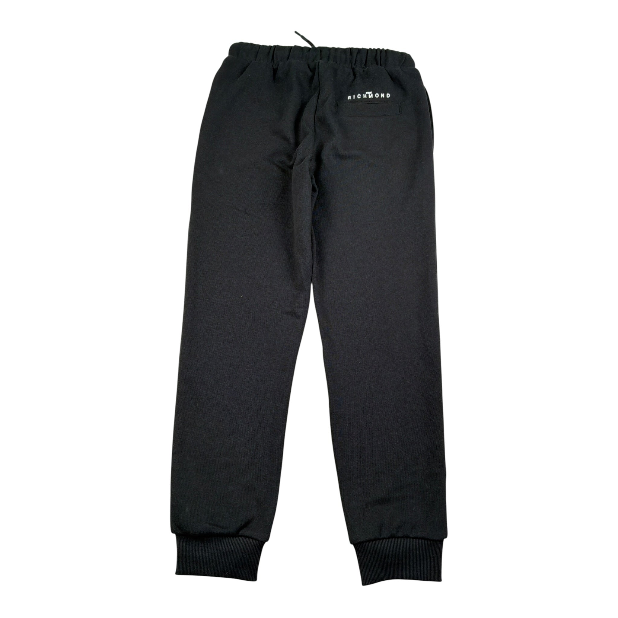 John Richmond Completo 2 Pezzi Felpa-Pantalone tinta unita Nero per Bambino RBA26007CF NERO JOHN RICHMOND 
