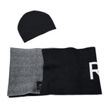 John Richmond Set Cappello-Sciarpa tinta unita Nero per Bambino RBA26017HS NERO JOHN RICHMOND 