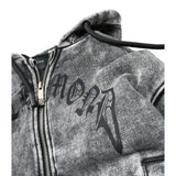 John Richmond Felpa tinta unita con Zip E Cappuccio Grigio per Bambino RBA26021FE GRIGIO JOHN RICHMOND 