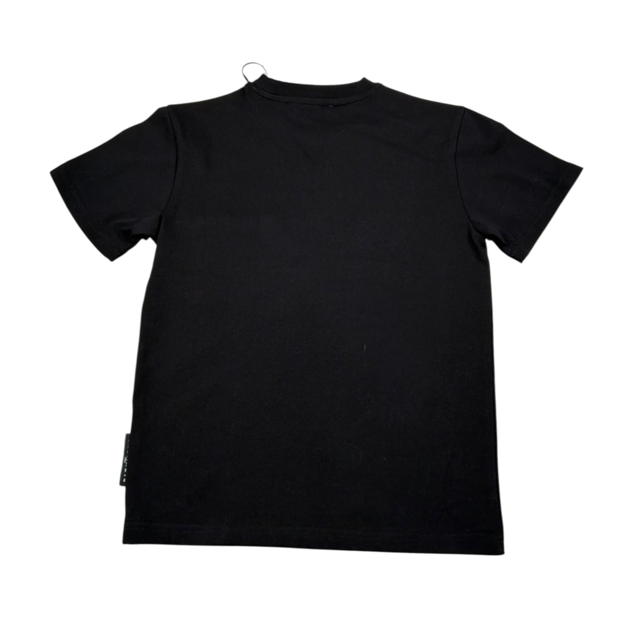 John Richmond T-Shirt tinta unita con Taschino Nero per Bambino RBA26031TS NERO JOHN RICHMOND 