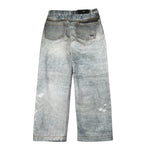 John Richmond Jeans tinta unita con Stampa Azzurro per Bambino RBA26035JE AZZURRO JOHN RICHMOND 