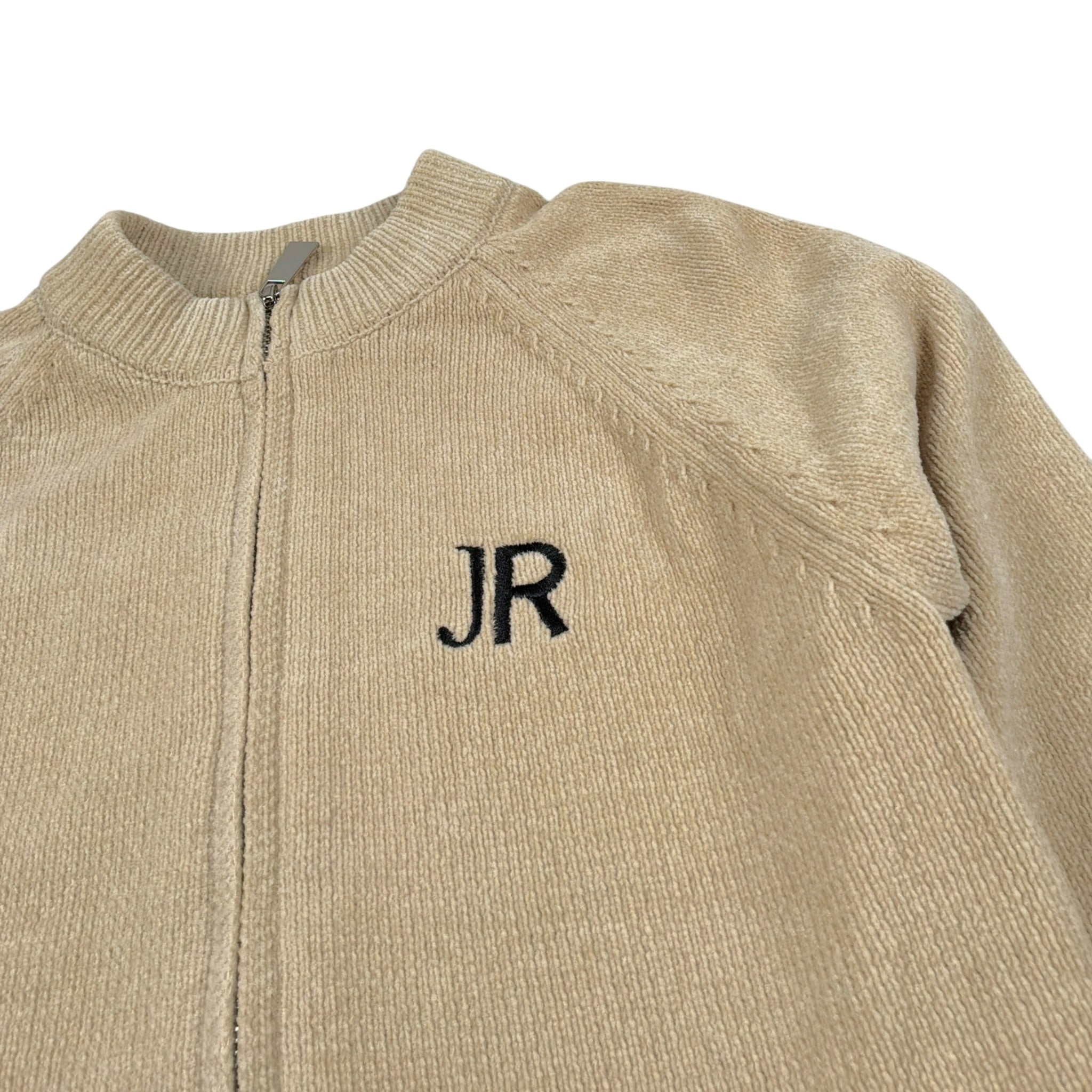 John Richmond Maglia tinta unita con Zip E Stampa Beige per Bambino RBA26047CD BEIGE JOHN RICHMOND 