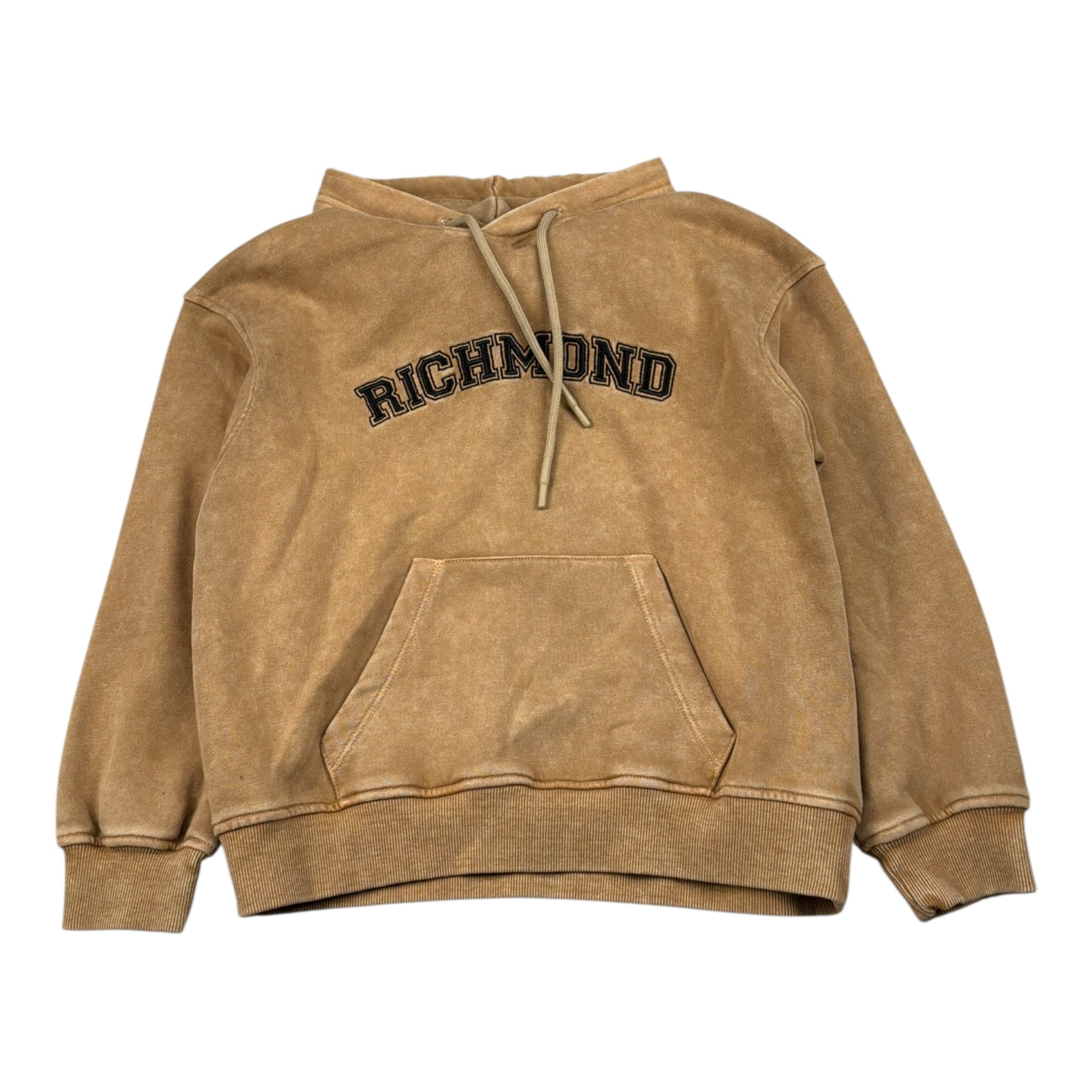John Richmond Felpa tinta unita con Cappuccio E Stampa Beige per Bambino RBA26049FE BEIGE JOHN RICHMOND 