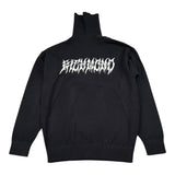 John Richmond Maglia tinta unita Collo Alto con Stampa Nero per Bambino RBA26076LU NERO JOHN RICHMOND 