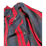 John Richmond Camicia Bicolore con Zip E Fantasia A Righe Rosso per Bambino RBA26089GB ROSSO JOHN RICHMOND 