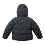 John Richmond Giubbino tinta unita con Zip E Cappuccio Nero per Bambino RBA26098PI NERO JOHN RICHMOND 