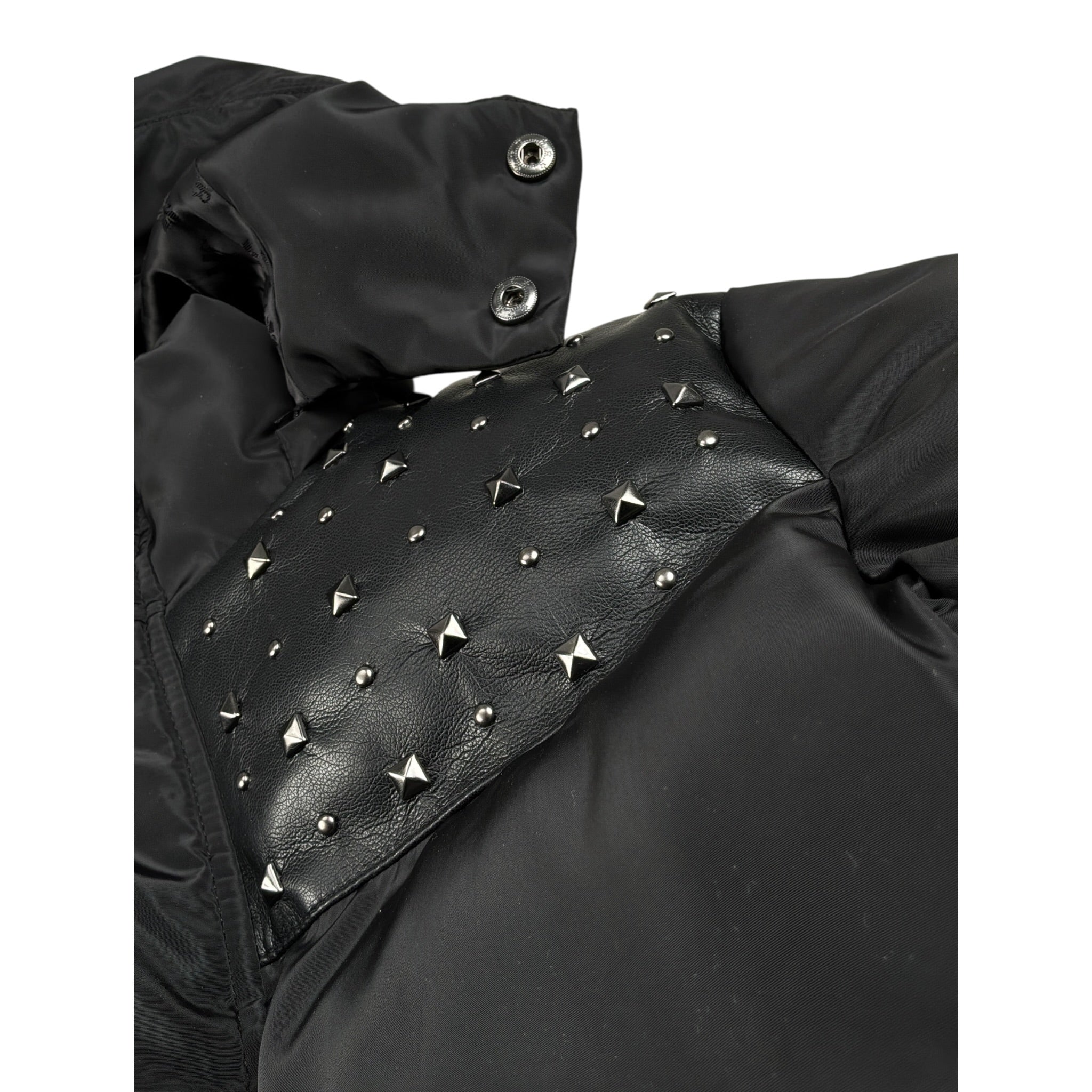 John Richmond Giubbino tinta unita con Zip E Cappuccio Nero per Bambino RBA26099PI NERO JOHN RICHMOND 