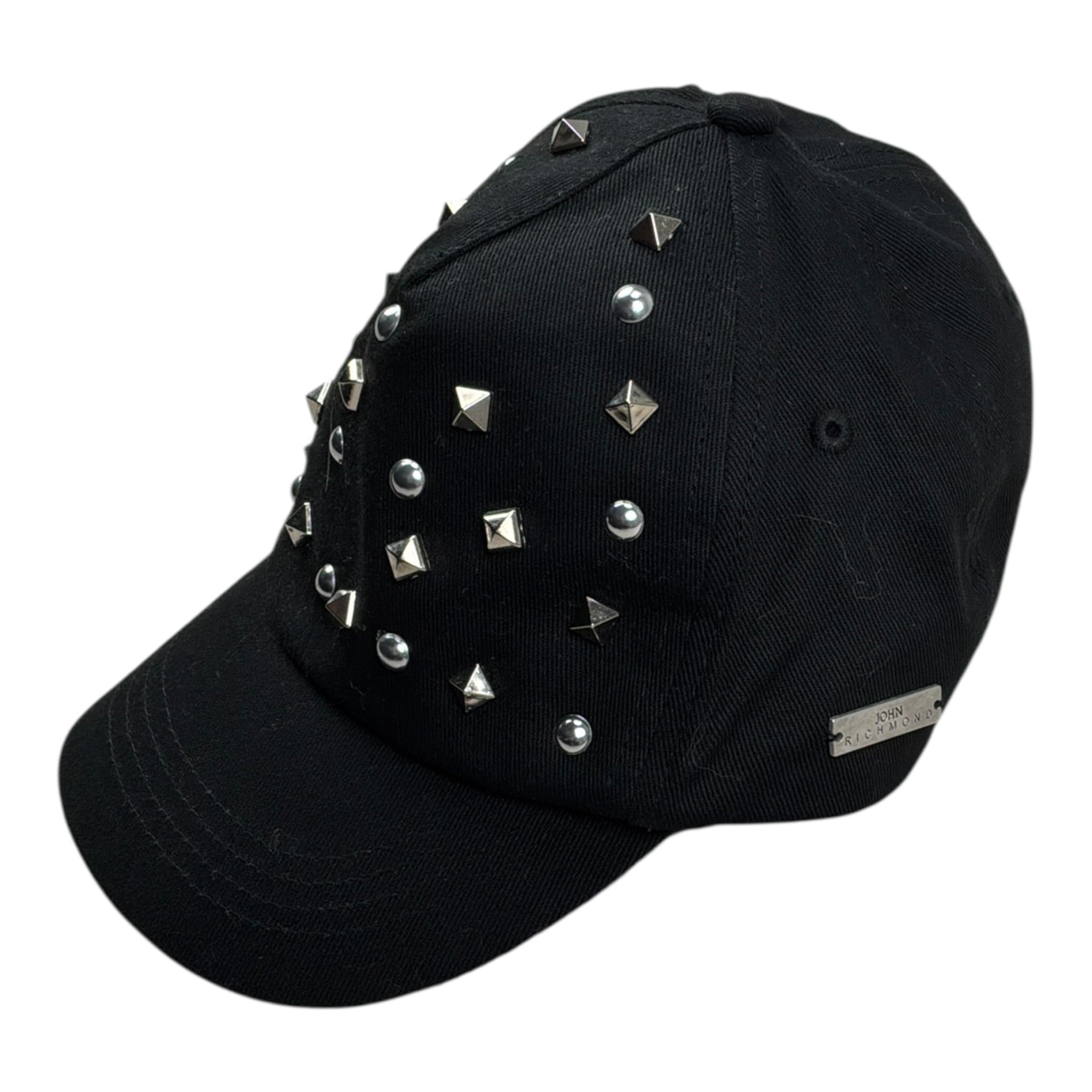 John Richmond Cappello Modello Berretto tinta unita con Borchie Nero per Bambino RBA26131BT NERO JOHN RICHMOND 