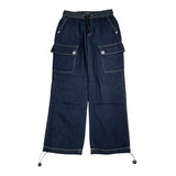 John Richmond Jeans tinta unita con Elastico In Vita Blu per Bambino RBA26134JE BLU JOHN RICHMOND 