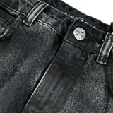 John Richmond Jeans tinta unita con Girovita Regolabile Nero per Bambino RBA26141JE NERO JOHN RICHMOND 