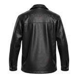 John Richmond Giubbino In Ecopelle tinta unita con Zip Nero per Bambino RBA26143CA NERO JOHN RICHMOND 