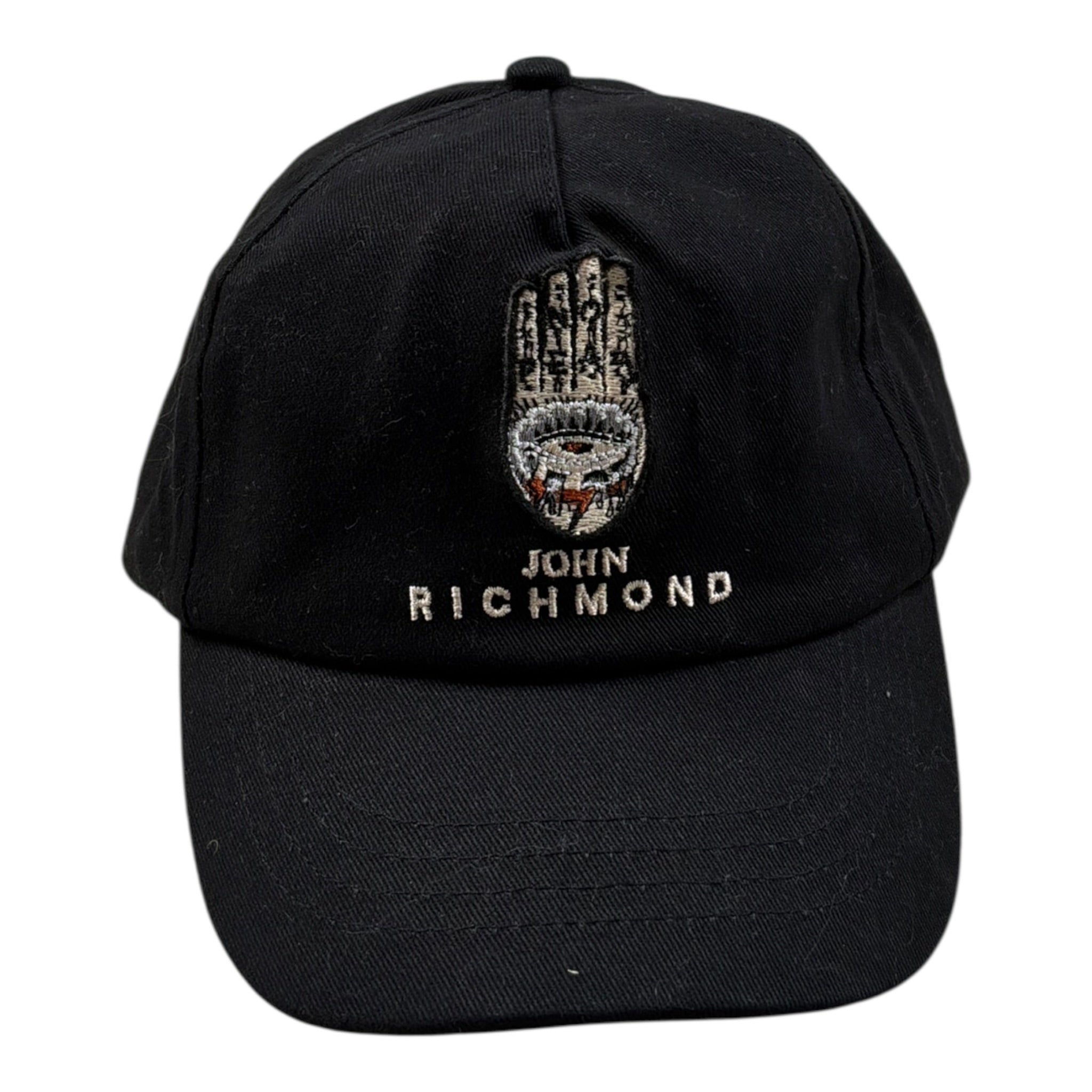 John Richmond Cappello Modello Berretto tinta unita con Stampa Nero per Bambino RBA26144BT NERO JOHN RICHMOND 