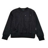 John Richmond Felpa tinta unita con Stampa Nero per Bambino RBA26153FE NERO JOHN RICHMOND 
