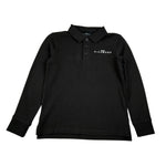 John Richmond Polo Manica Lunga tinta unita con Logo Nero per Bambino RBA26161PO NERO JOHN RICHMOND 