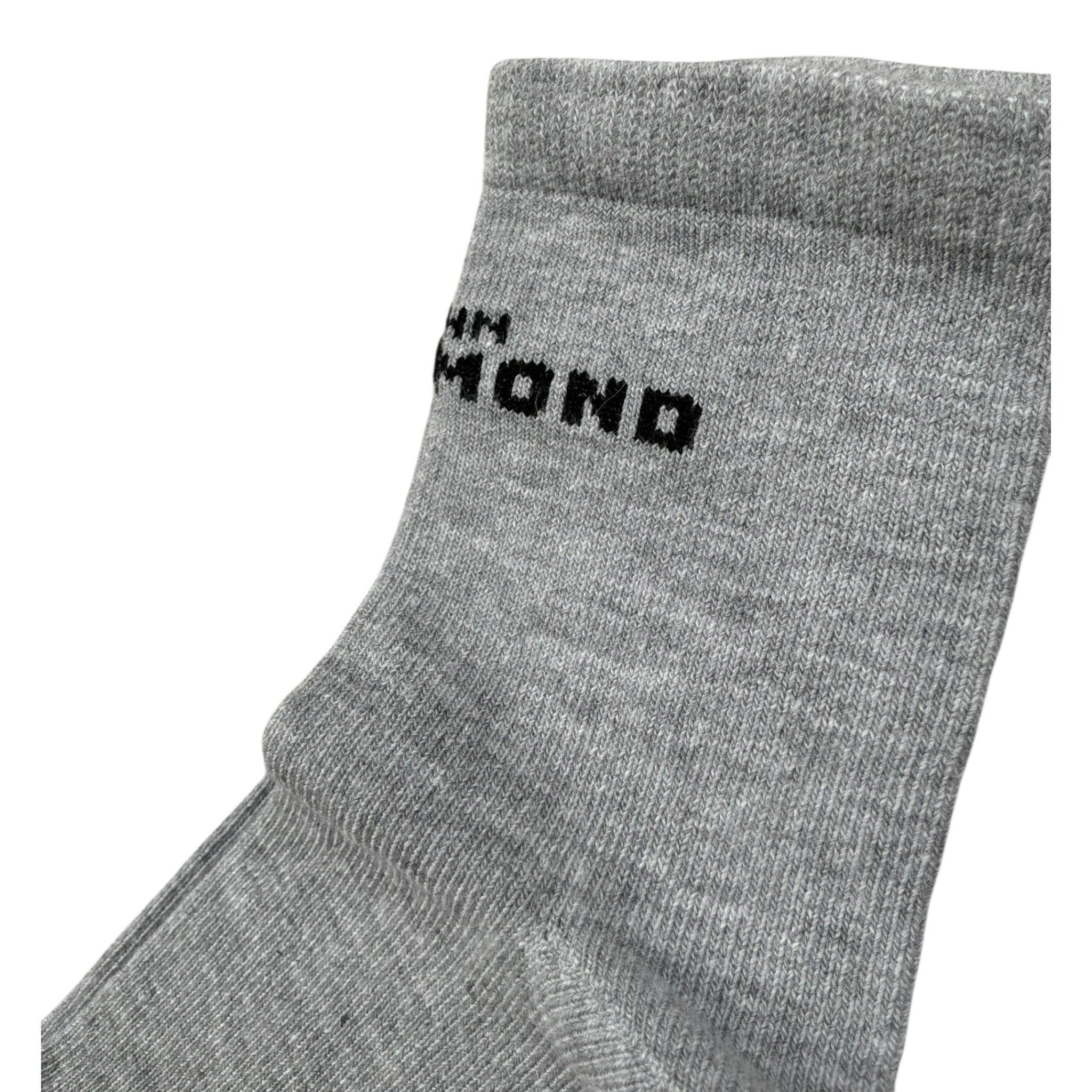 John Richmond Calzini tinta unita con Logo Grigio per Bambino RBA26165CZ GRIGIO JOHN RICHMOND 