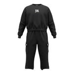 John Richmond Completo 2Pz Felpa-Pantalone Nero per Bambino RBA26167CF NERO JOHN RICHMOND 