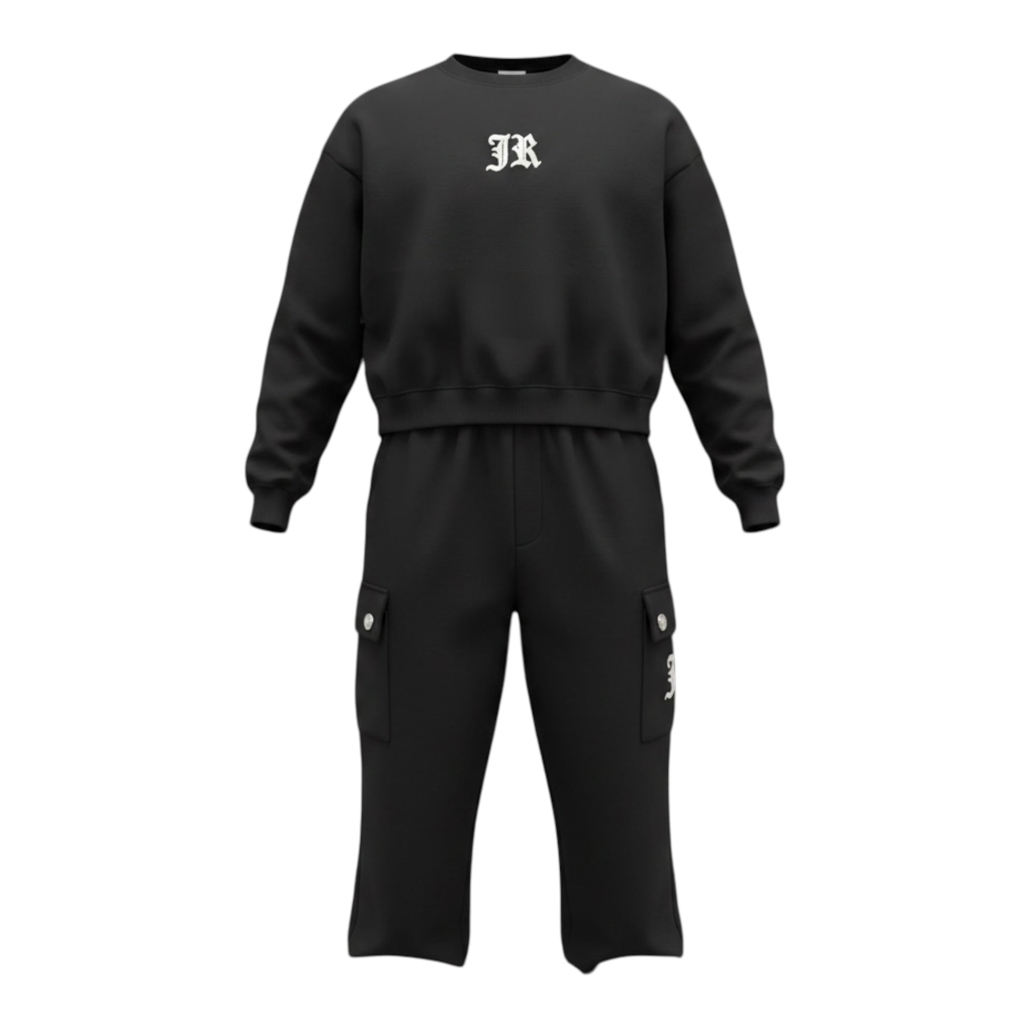 John Richmond Completo 2Pz Felpa-Pantalone Nero per Bambino RBA26167CF NERO JOHN RICHMOND 