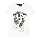John Richmond T-Shirt tinta unita con Stampa Bianco per Bambino RBP25058TS BIANCO JOHN RICHMOND 