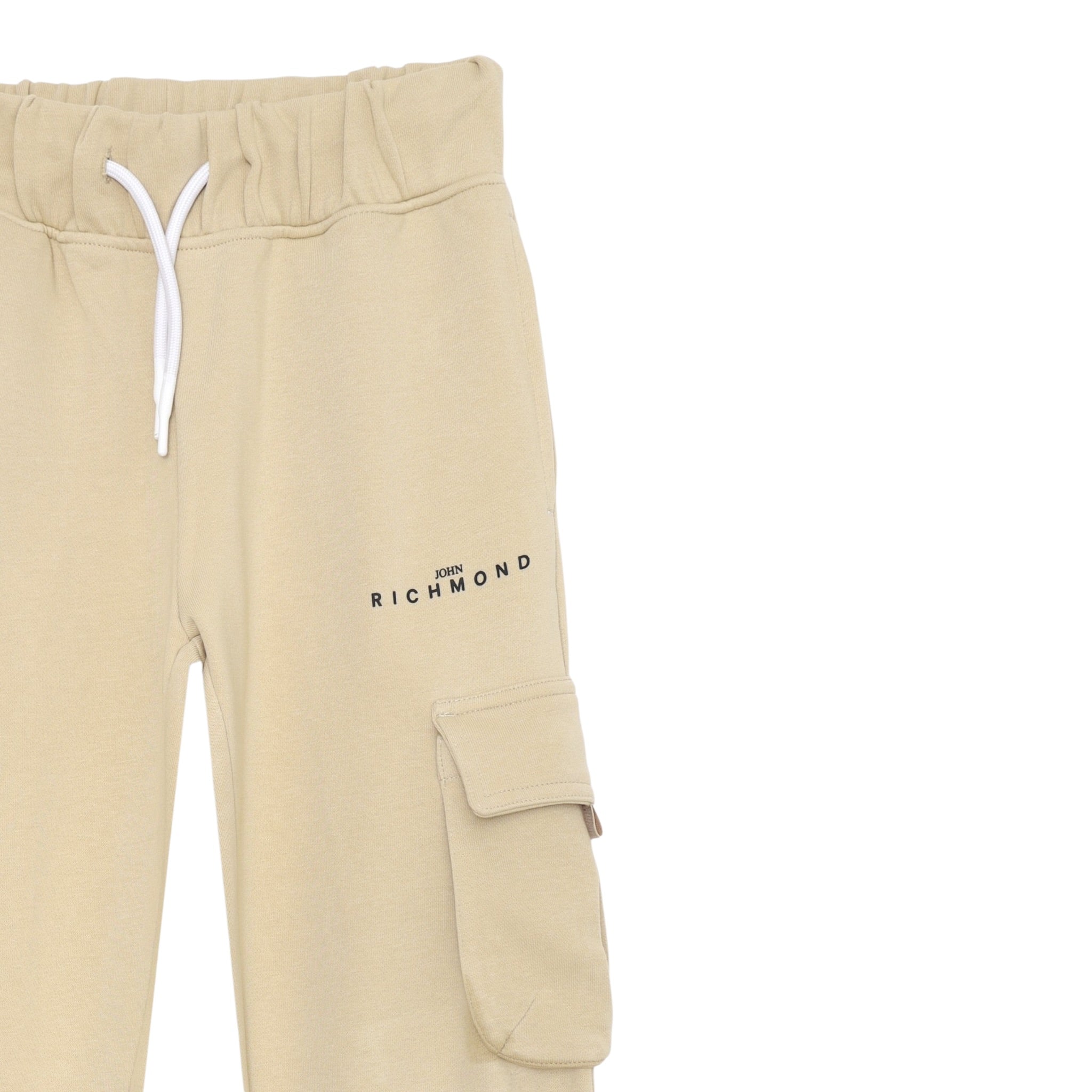John Richmond Pantalone Tuta tinta unita con Tasconi Beige per Bambino RBP25137PAT9 BEIGE JOHN RICHMOND 