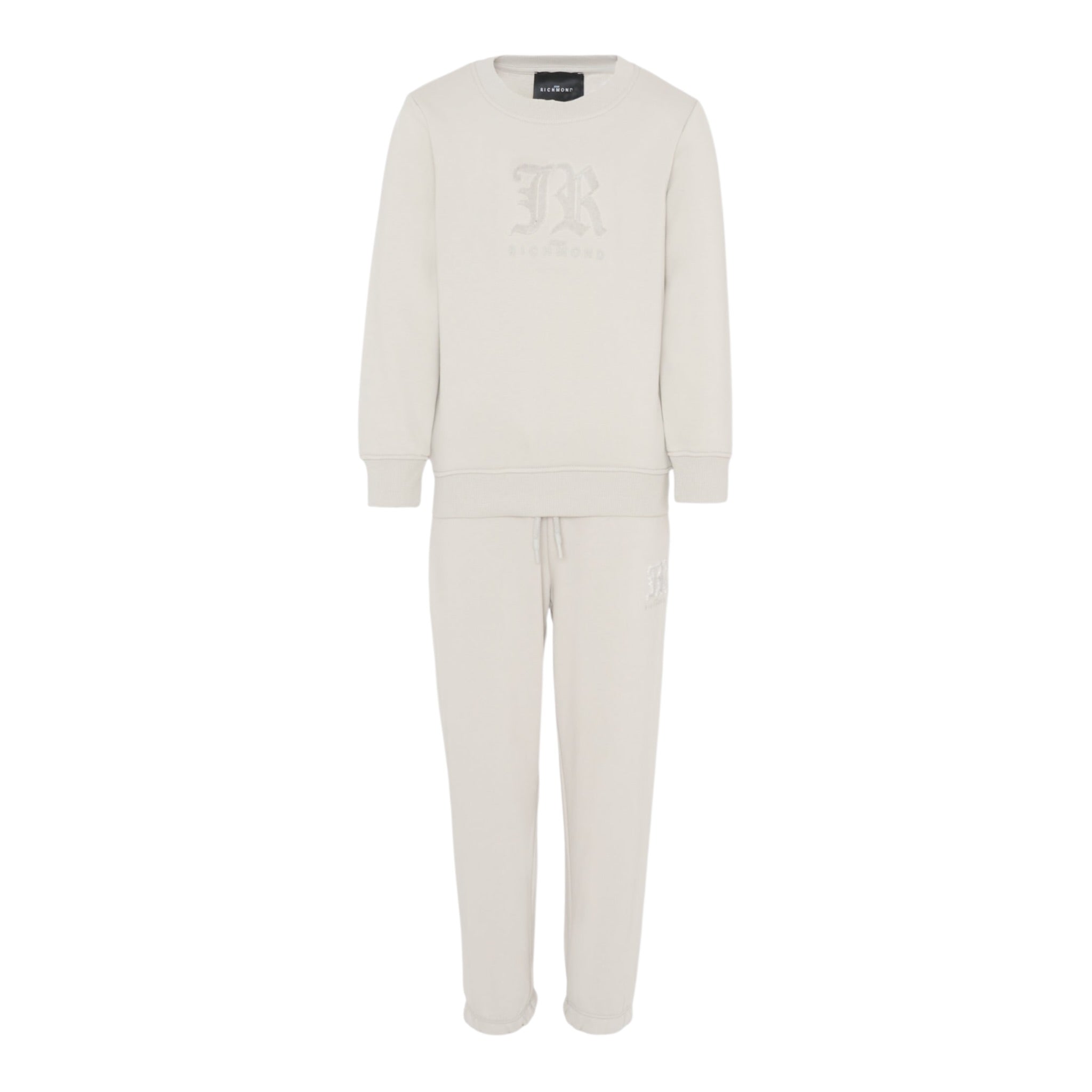 John Richmond Completo 2Pz Felpa-Pantalone Beige per Bambino RGA25002CFJ BEIGE JOHN RICHMOND 
