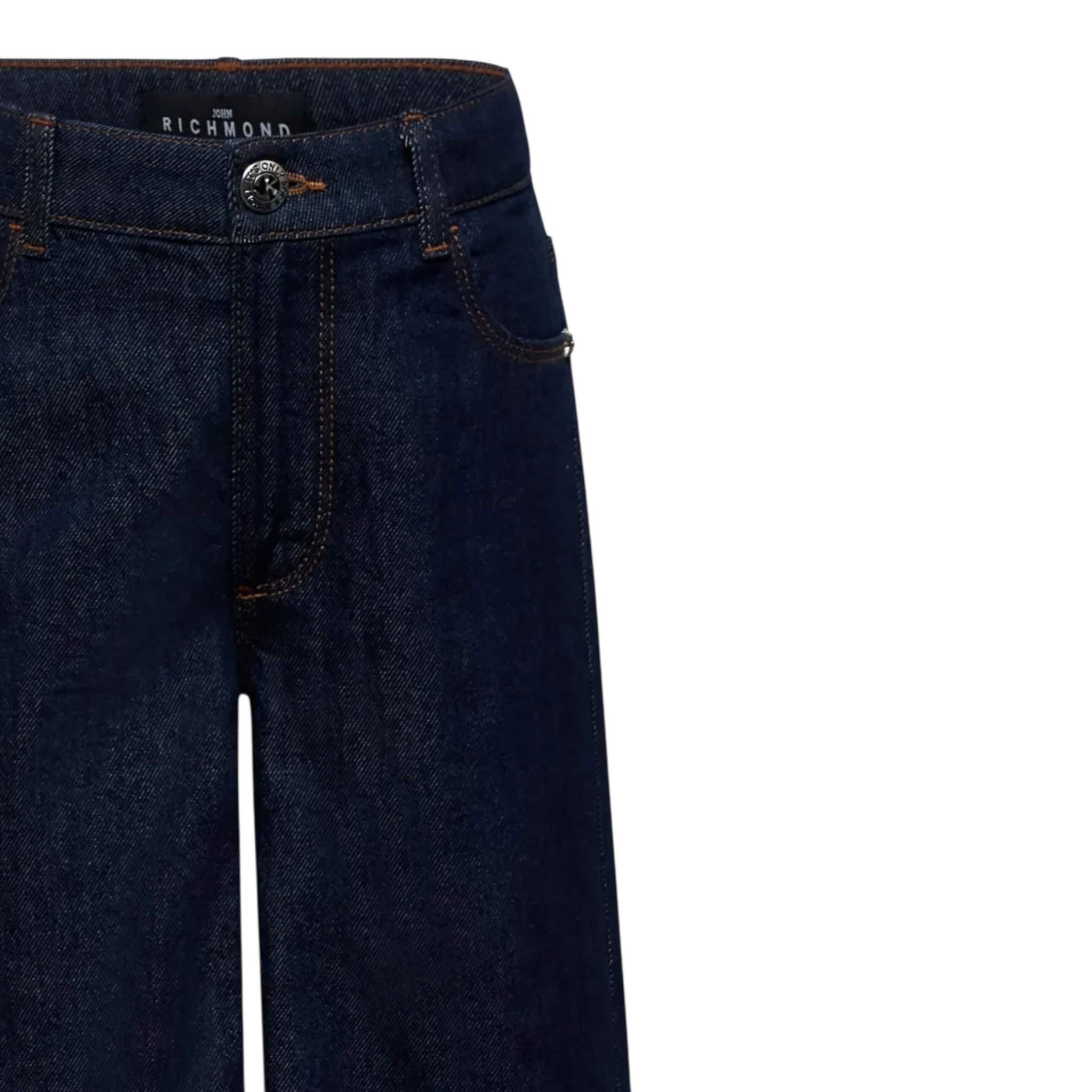John Richmond Jeans tinta unita Modello Palazzo Blu per Neonata RGA25021JEXN BLU JOHN RICHMOND 