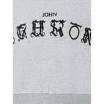 John Richmond Felpa Chiusa Girocollo tinta unita con Stampa Grigio per Bambina RGA25034FEX GRIGIO JOHN RICHMOND 