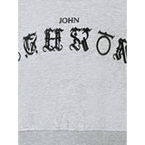 John Richmond Felpa Chiusa Girocollo tinta unita con Stampa Grigio per Bambina RGA25034FEX GRIGIO JOHN RICHMOND 