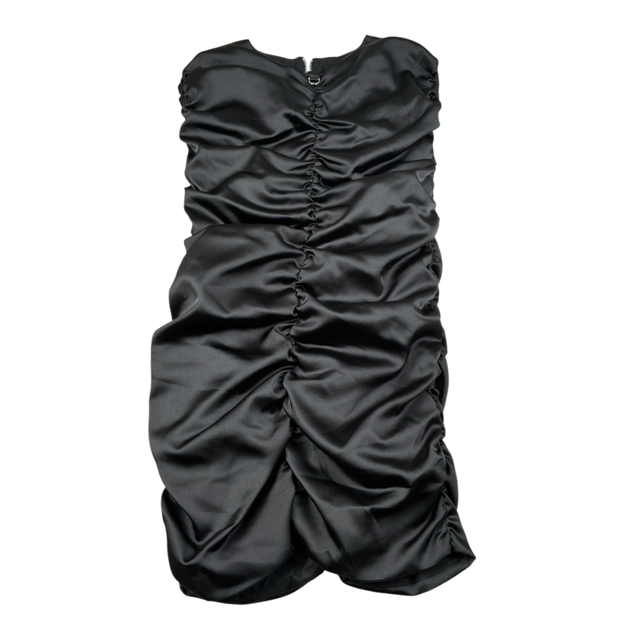 John Richmond Abito tinta unita con Zip Nero per Bambina RGA25069VE NERO JOHN RICHMOND 