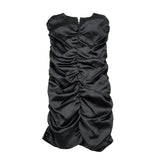 John Richmond Abito tinta unita con Zip Nero per Bambina RGA25069VEX NERO JOHN RICHMOND 